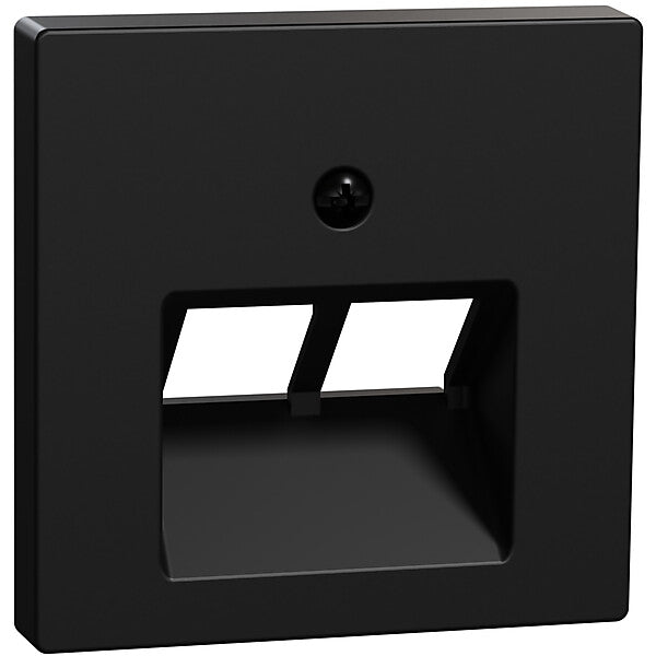 Merten Zentralplatte 2f sw matt f. UAE-Einsatz MEG4522-0403